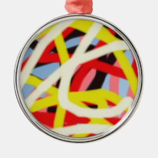 colorful 8773 abstract art metal ornament