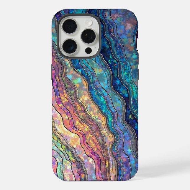 Colorful Abalone Ripples Iphone Case (Back)
