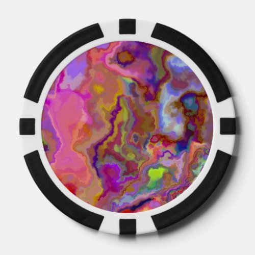 Colorful Abstract 1 TPD Poker Chips