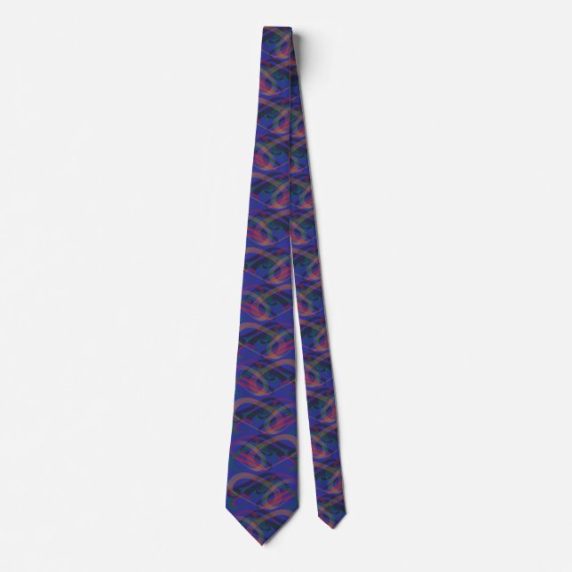 Colorful Abstract #2 Neck Tie (Front)
