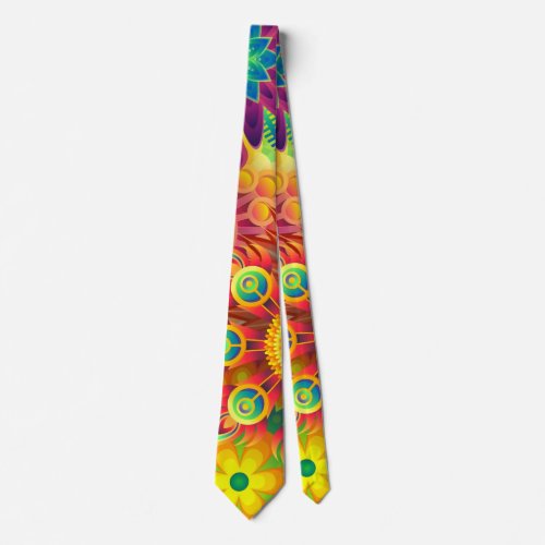 Colorful Abstract 8 Neck Tie