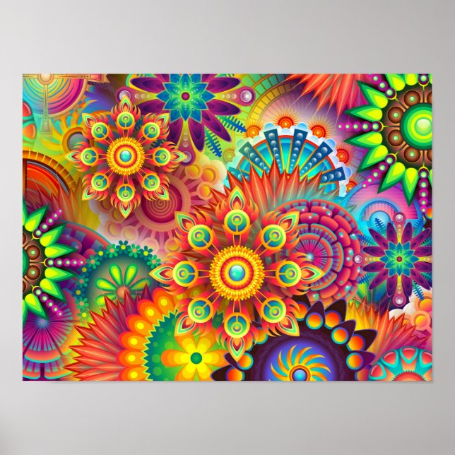 Colorful Abstract 8. Poster (Front)