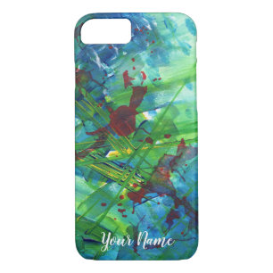 Colorful Abstract Acrylic Art iPhone 8/7 Case