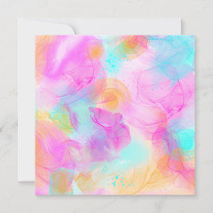 Colorful abstract alcohol ink fluid art pattern