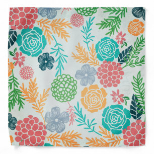 Colorful Abstract And Twigs Bandana