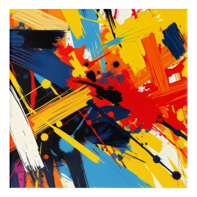 Colorful Abstract Art -  (Front)