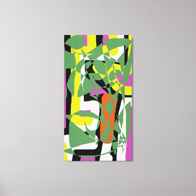 Colorful abstract art 4  canvas print (Front)
