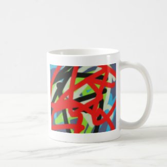 colorful aBSTRACT ART 68348 Coffee Mug