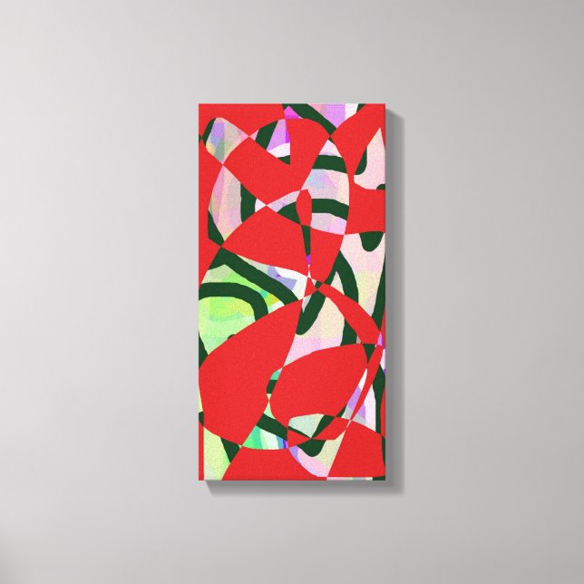 Colorful abstract art 9 canvas print (Front)
