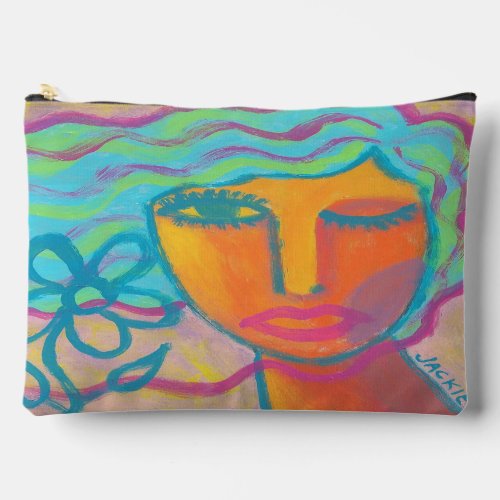 Colorful Abstract Art  Accessory Pouch