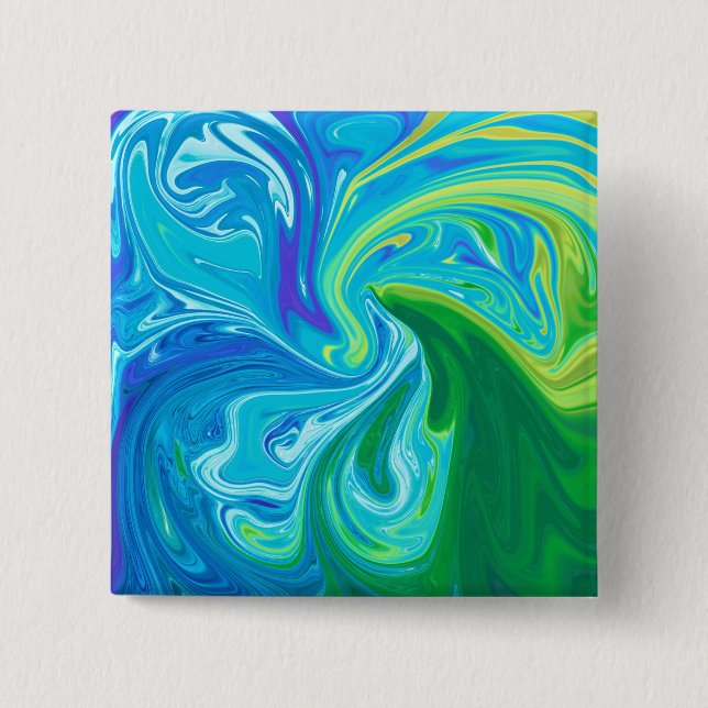 Colorful abstract art button (Front)