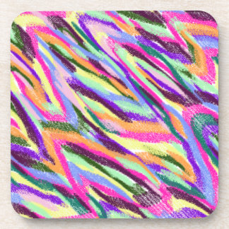 Colorful Abstract Art Coasters