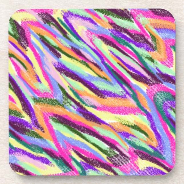 Colorful Abstract Art Coasters (Front)