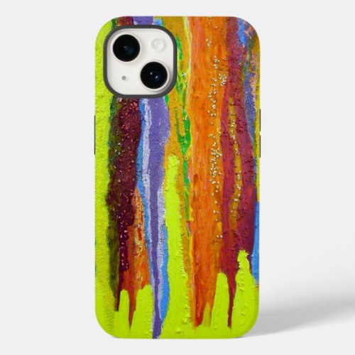 Colorful Abstract Art Design Case_Mate iPhone 14 Case