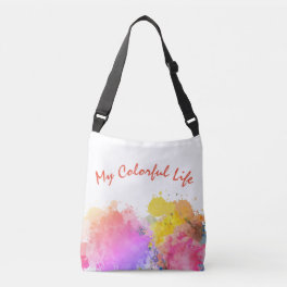 Colorful Abstract Art Design Crossbody Bag