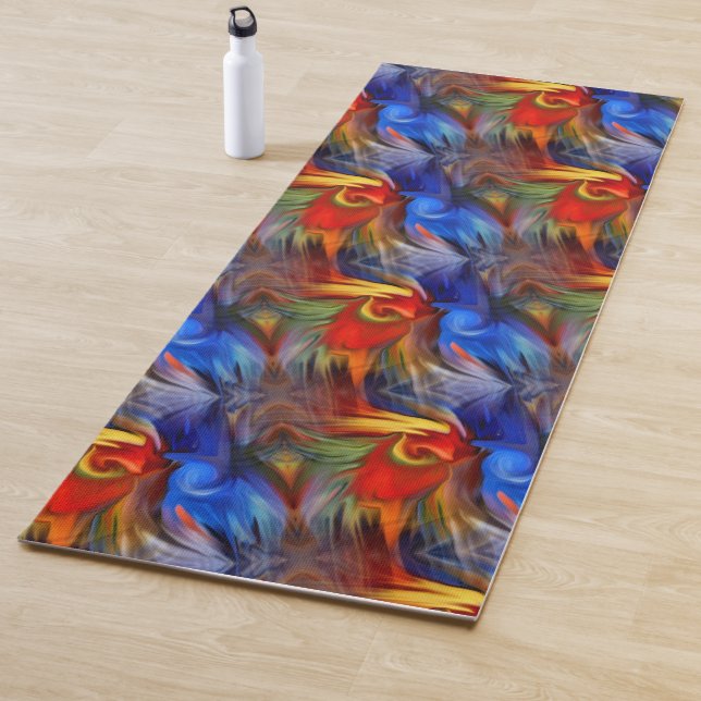 Colorful Abstract Art Design   Yoga Mat (In Situ)