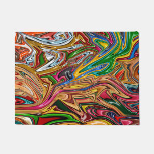 Colorful abstract art       doormat