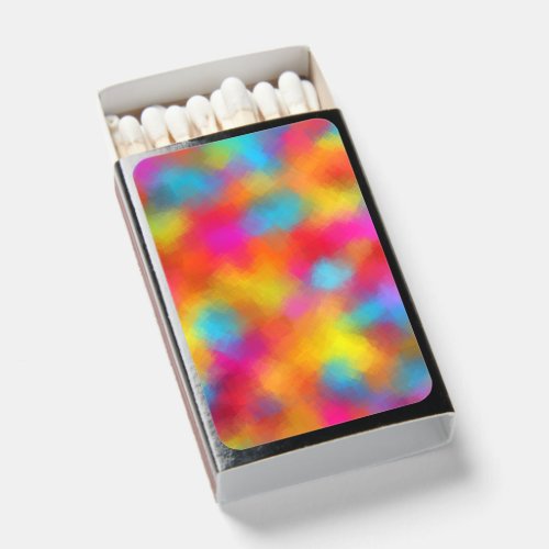 Colorful Abstract Art Elegant Modern Template Matchboxes