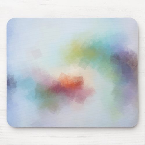 Colorful Abstract Art Elegant Modern Trendy Mouse Pad