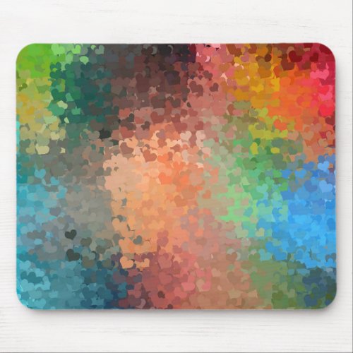 Colorful Abstract Art Elegant Trendy Template Mouse Pad