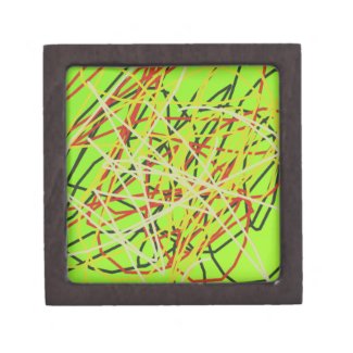 colorful abstract art jewelry box