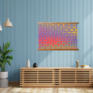 Colorful abstract art large Hanging Tapestry