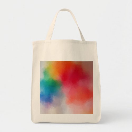 Colorful Abstract Art Modern Elegant Template Tote Bag