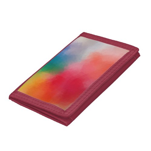 Colorful Abstract Art Modern Elegant Template Trifold Wallet