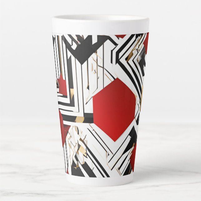 Colorful Abstract Art Mug – Modern Artistic Coffee (Front)