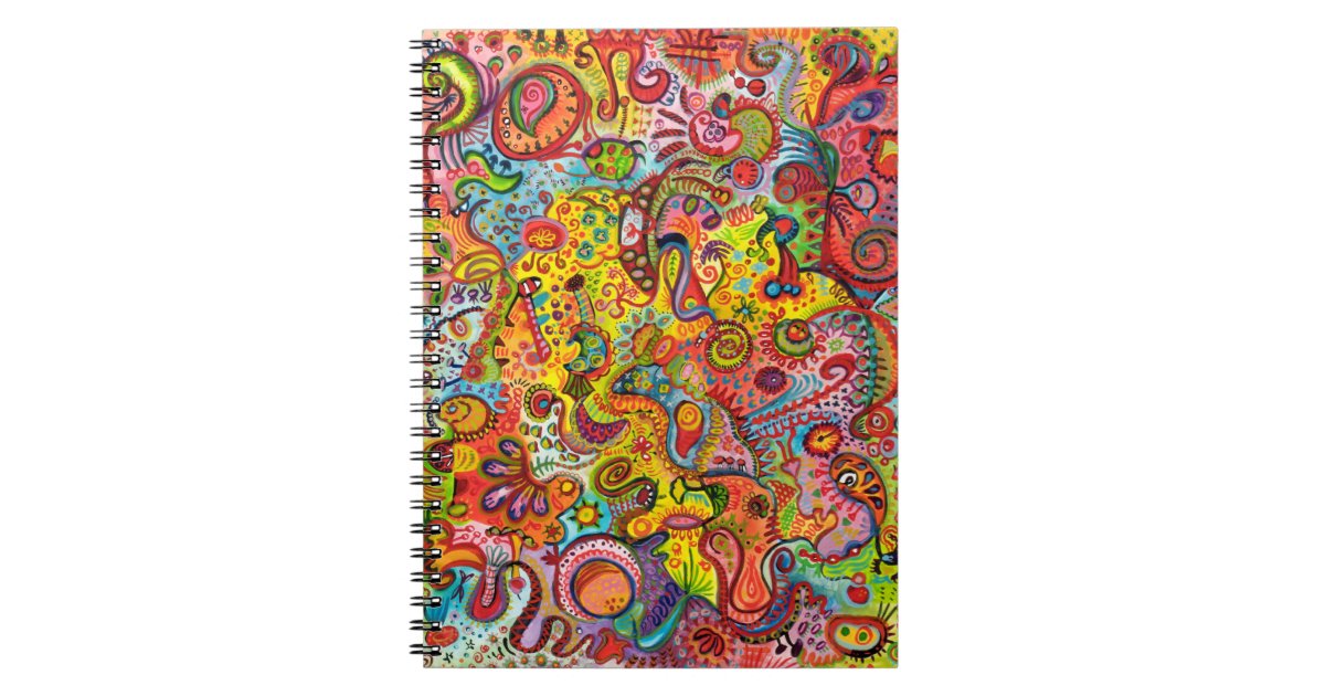 Colorful Abstract Art Notebook