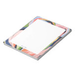 Colorful Abstract Art Personalized  Notepad at Zazzle