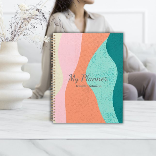 Colorful Abstract Art Planner - Personalized  (Colorful Abstract Art Planner - Personalized)