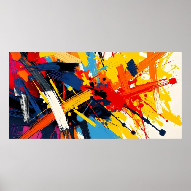 Colorful Abstract Art -  Poster (Front)