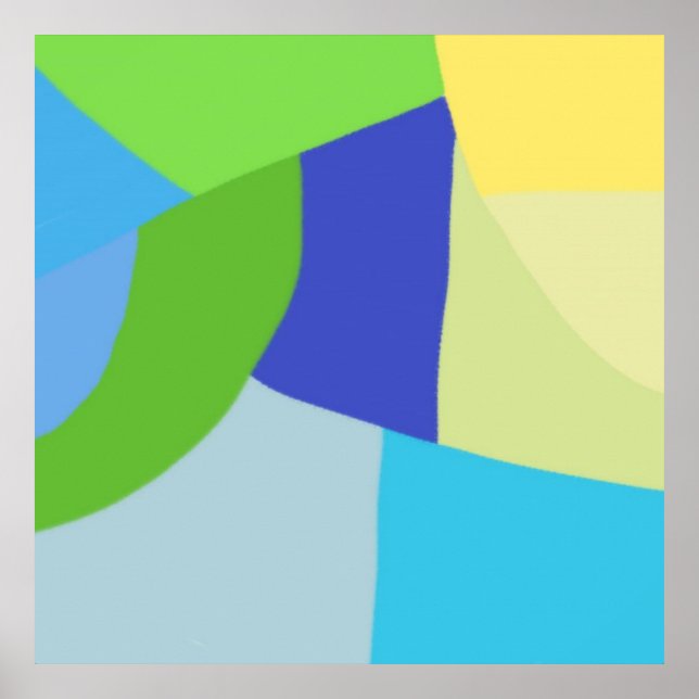 colorful abstract art poster (Front)