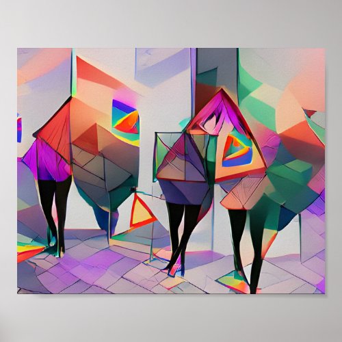 Colorful Abstract Art Poster