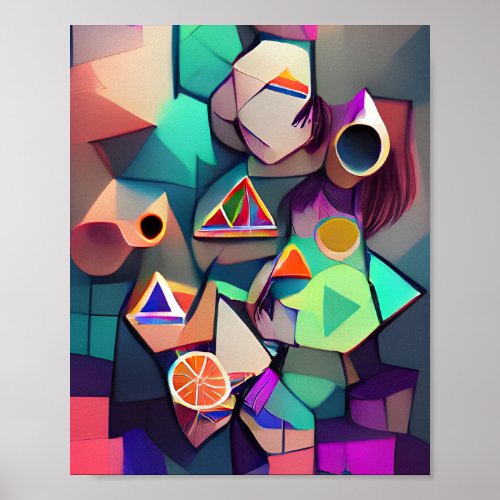 Colorful Abstract Art Poster