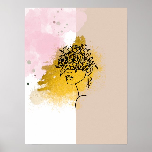 Colorful abstract art poster (Front)