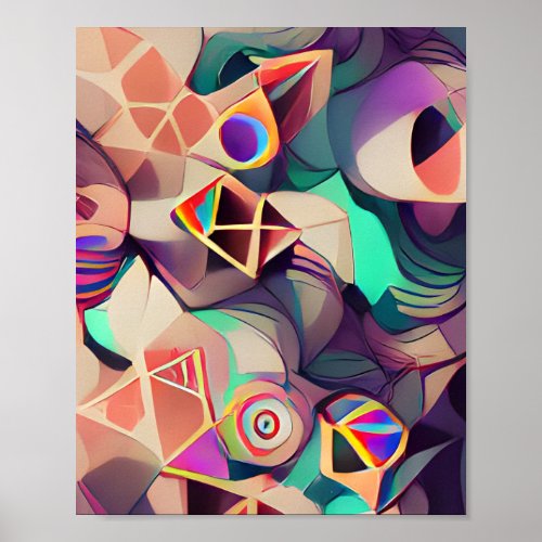 Colorful Abstract Art Poster