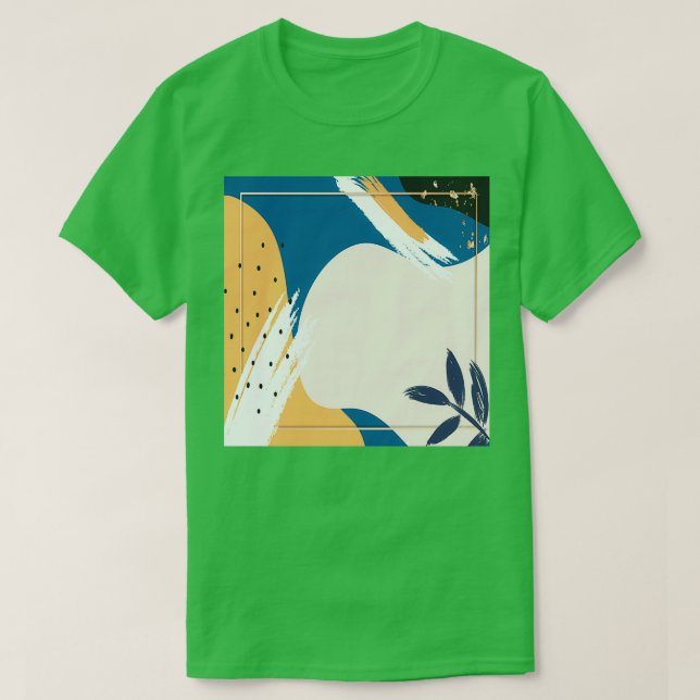 Colorful Abstract Art T-Shirt (Design Front)