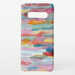 Colorful Abstract Art Watercolor Brush Strokes  Samsung Galaxy S10+ Case at Zazzle