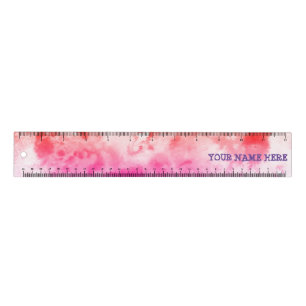 Colorful Abstract Art Watercolor CUSTOMIZE Ruler