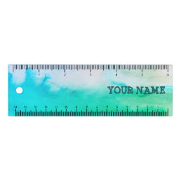 Colorful Abstract Art Watercolor CUSTOMIZE Ruler