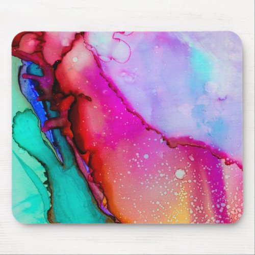 Colorful Abstract Arts Mouse Pad