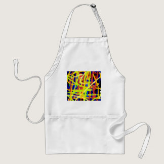 Colorful Abstract Artwork Adult Apron