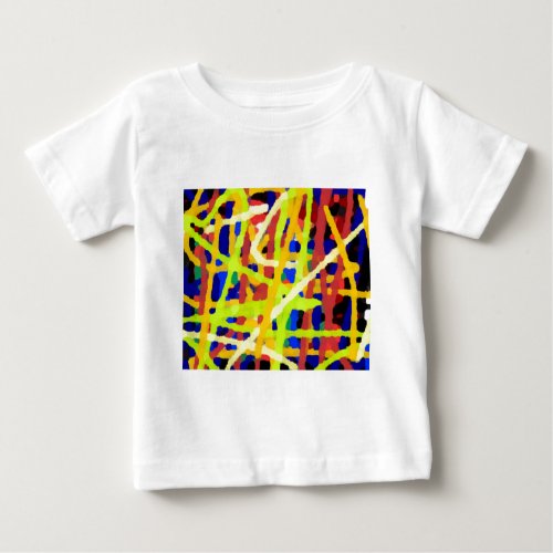 Colorful Abstract Artwork Baby T_Shirt