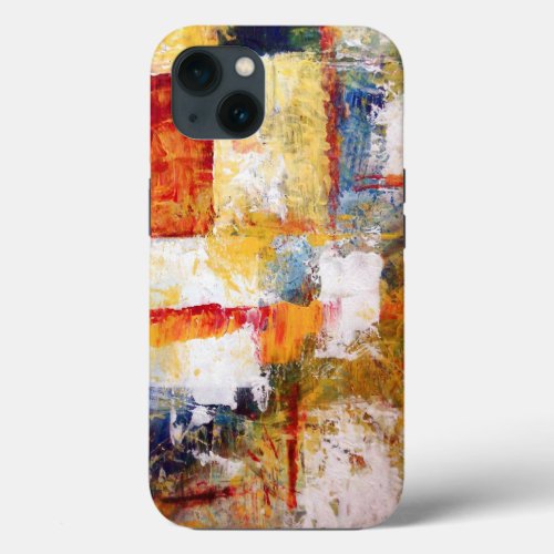 Colorful Abstract Artwork iPhone 13 Case