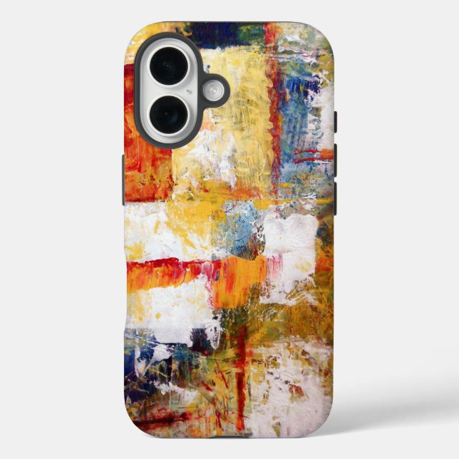 Colorful Abstract Artwork Case-Mate iPhone Case (Back)
