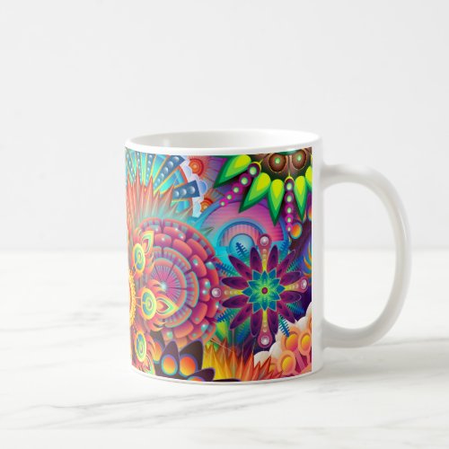 Colorful Abstract Artwork Mug Coffee Mug Cup