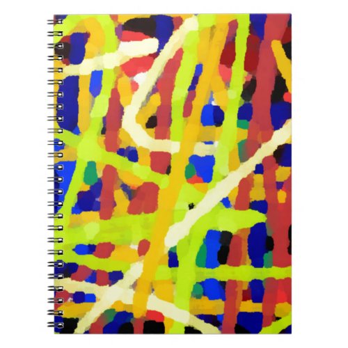 Colorful Abstract Artwork Notebook