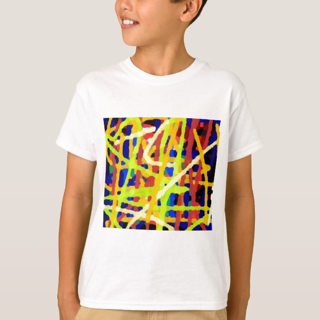 Colorful Abstract Artwork T-Shirt (Front)